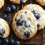 Blueberry Cookies with Lemon Cream Cheese Bliss 5 Blueberry Cookies