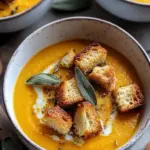 Creamy Pumpkin Soup with Sage Croutons for Cozy Nights 10 Pumpkin Soup with Sage Croutons
