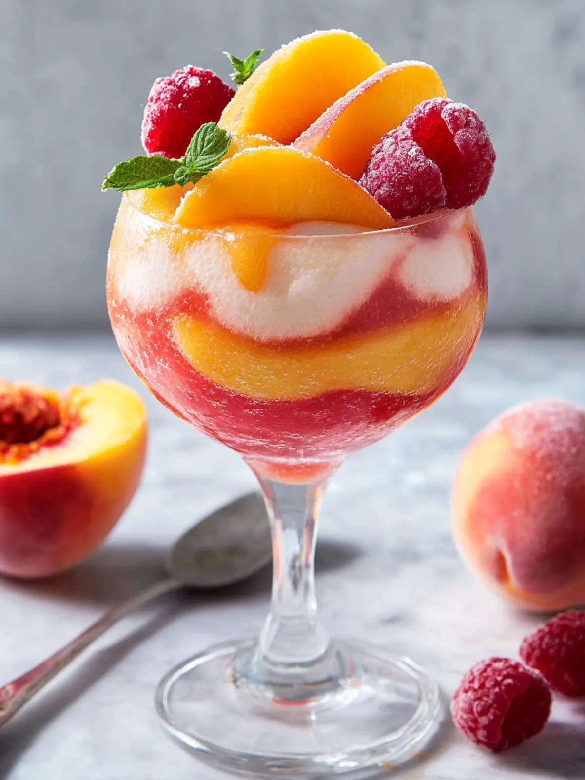 Irresistible Peach Melba: Summer's Ultimate No-Bake Dessert 2 Peach Melba
