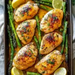 One Pan Honey Lemon Chicken and Asparagus for Busy Nights 6 One Pan Honey Lemon Chicken and Asparagus