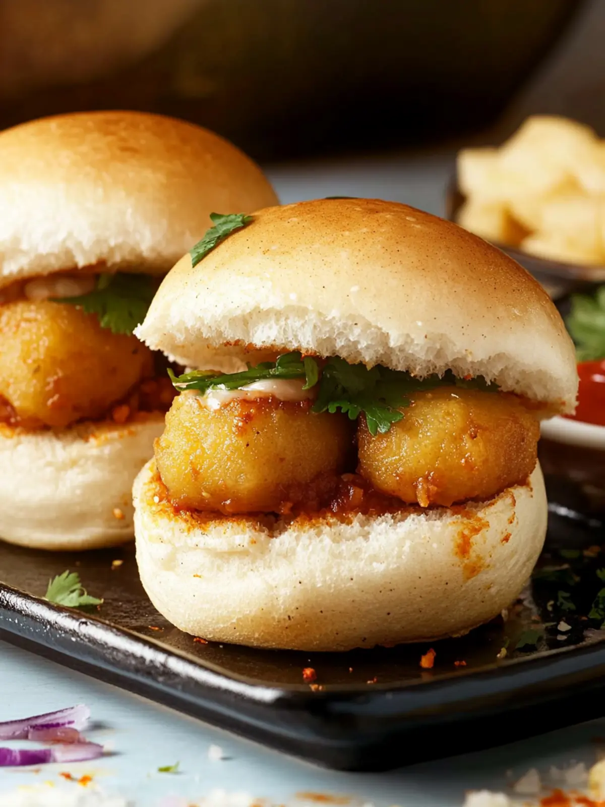 Irresistible Vada Pav – Your Homemade Indian Burger Adventure 3 Vada Pav (Indian Burger)