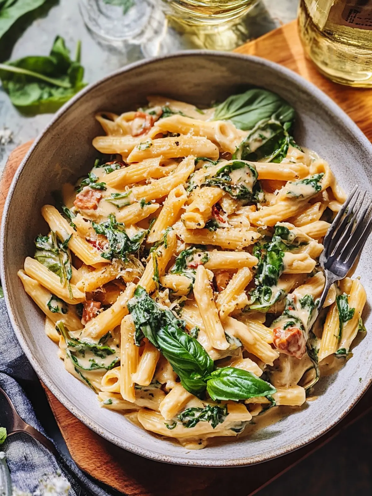 Vegan Creamy Tuscan Pasta in 30 Minutes of Pure Bliss 4 Vegan Creamy Tuscan Pasta
