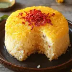 Savor Tahchin: Irresistible Saffron Rice Cake Delight 2 Tahchin (Saffron Rice Cake)