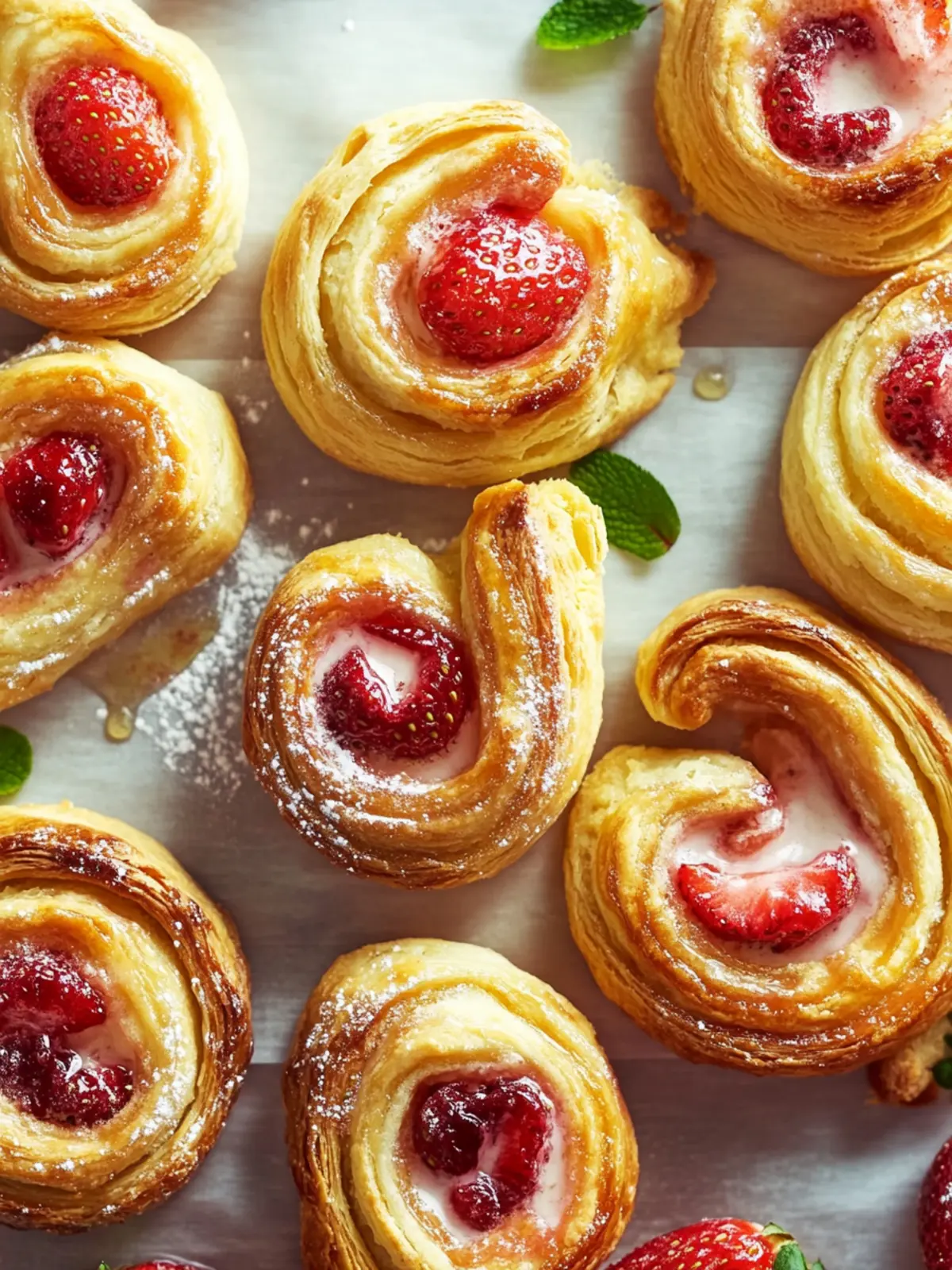 Irresistible Strawberry Palmiers: A Sweet, Flaky Treat 3 Strawberry Palmiers