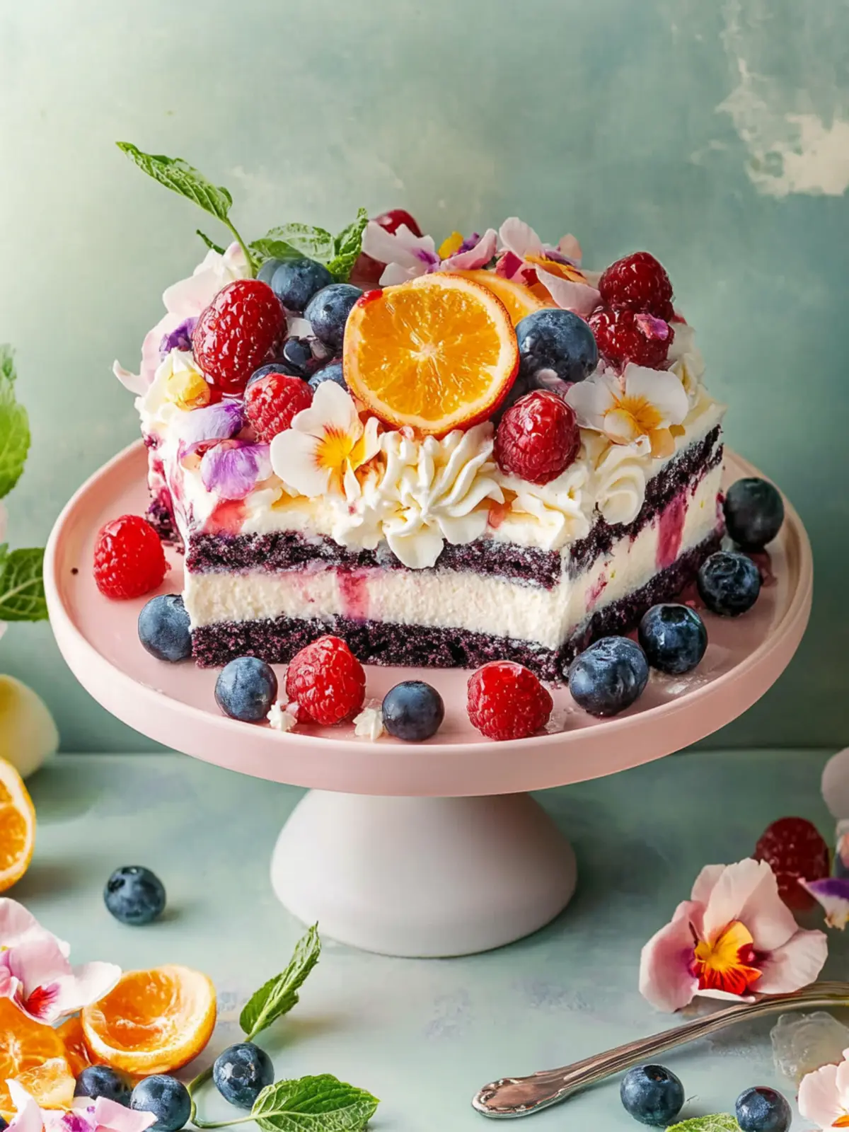 Blueberry Heaven on Earth Cake Dessert in 20 Minutes 2 HEAVEN ON EARTH CAKE DESSERT
