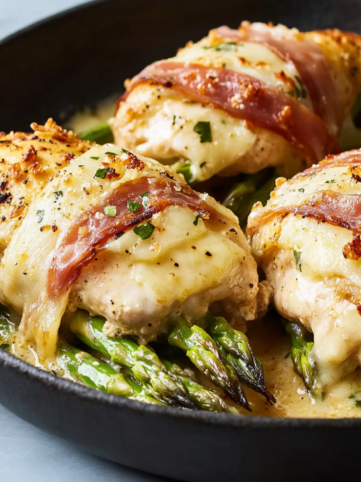Brie, Asparagus & Prosciutto-Stuffed Chicken for a Date Night Delight 4 Brie, Asparagus & Prosciutto-Stuffed Chicken