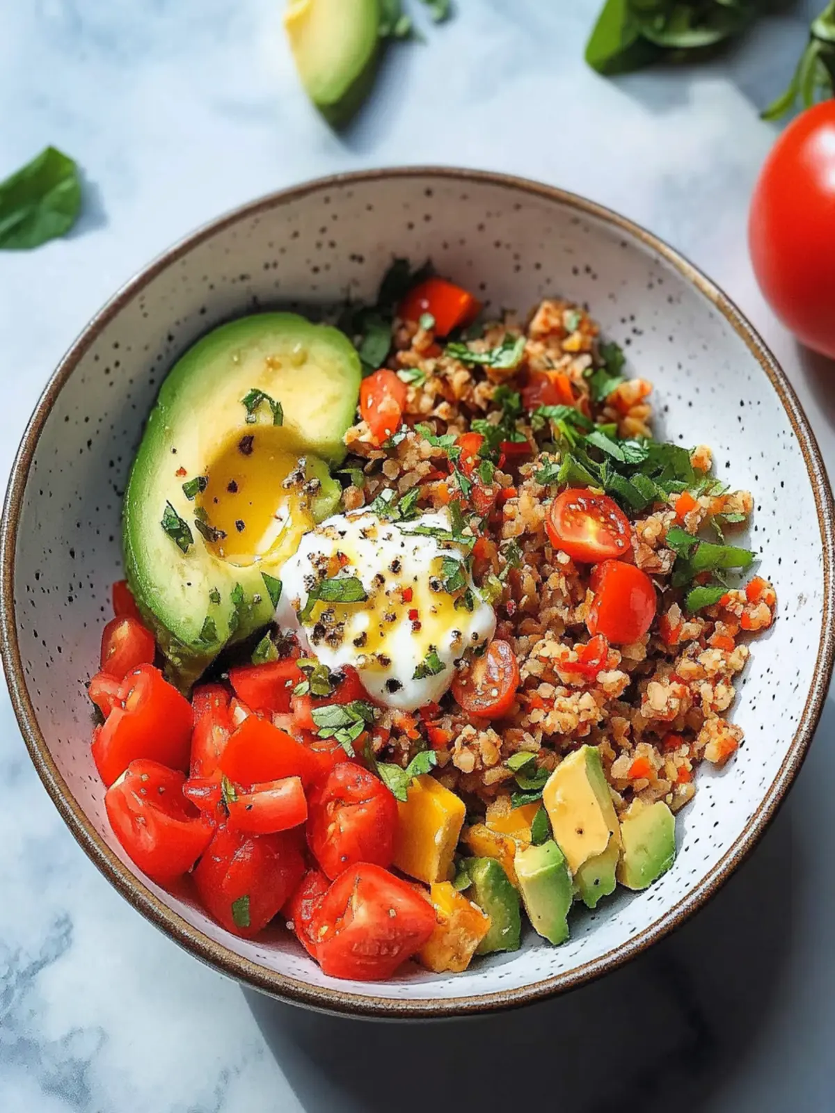 Savory Breakfast Bowl: High-Protein Power Start to Your Day 3 Savory Breakfast Bowl