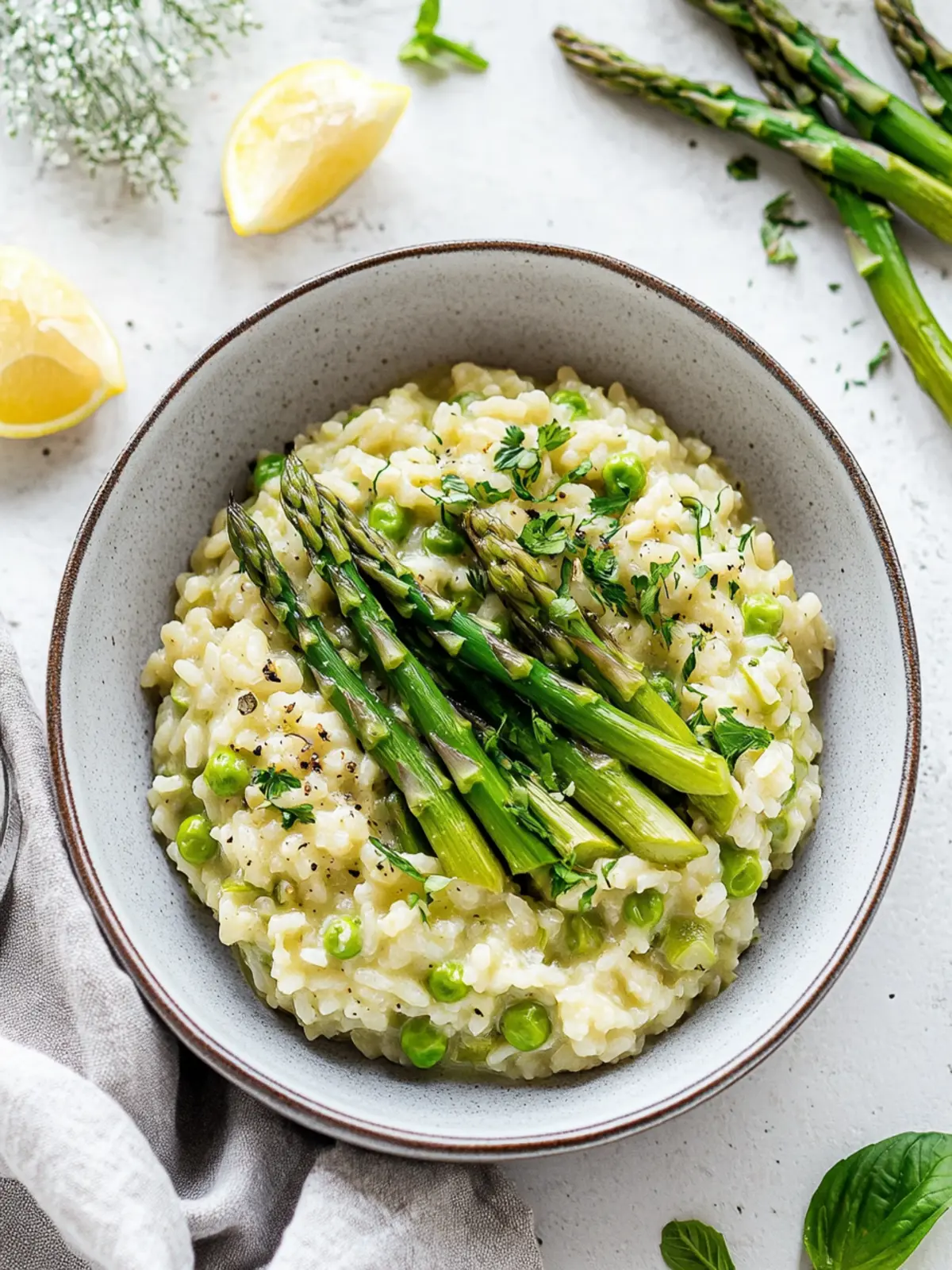 Vegan Asparagus Risotto - Creamy Delight for Your Spring Table 2 Vegan Asparagus Risotto
