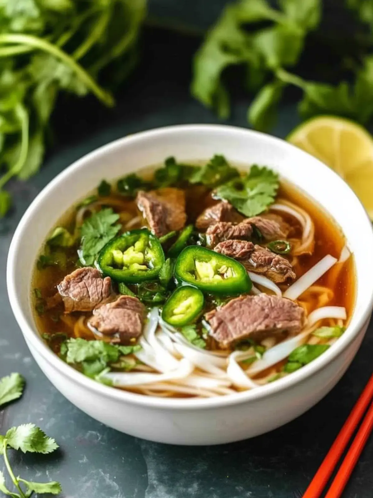 Flavorful Beef Pho Noodle Soup: A Homemade Delight 2 Beef Pho Noodle Soup
