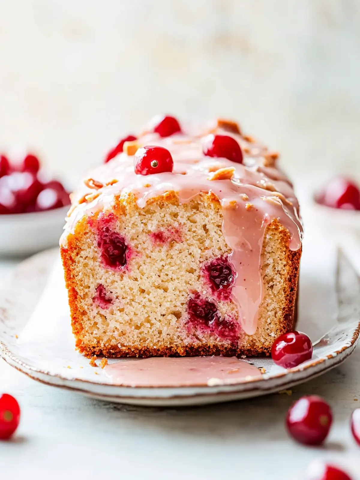 Sweet Soft Cherry Bread with Cherry-Almond Glaze Bliss 5 Sweet Soft Cherry Bread with Cherry-Almond Glaze