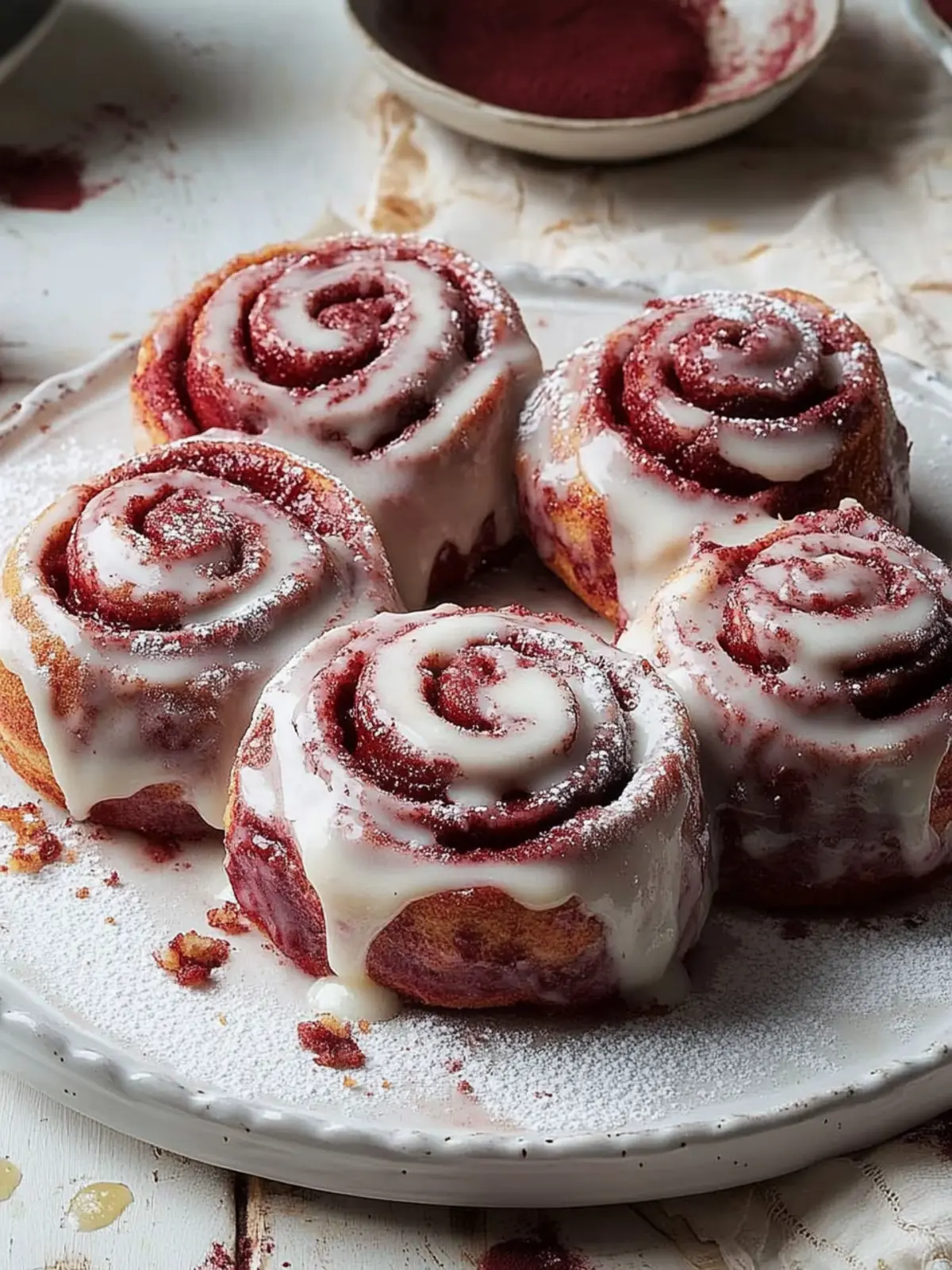 Irresistibly Soft Red Velvet Cinnamon Rolls to Indulge In 5 Red Velvet Cinnamon Rolls