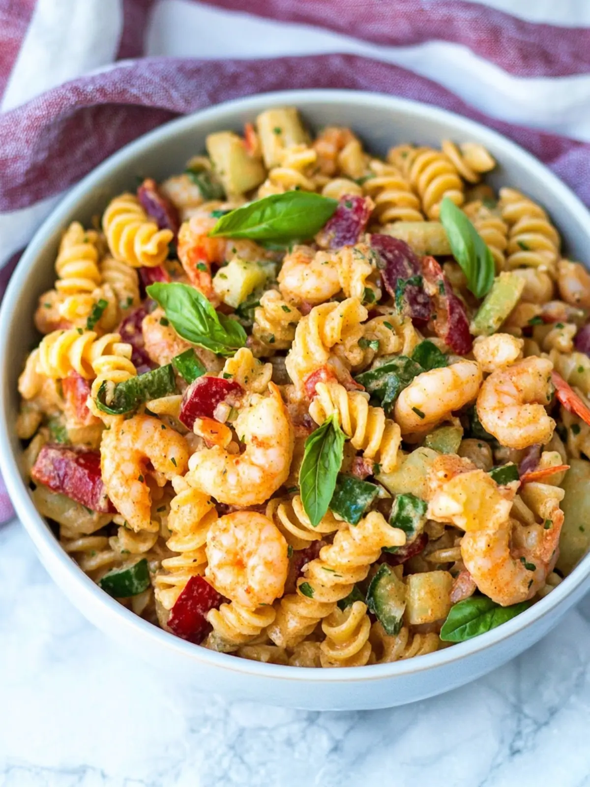 Delicious Crawfish Pasta Salad for Potlucks and Picnics 2 Crawfish Pasta Salad