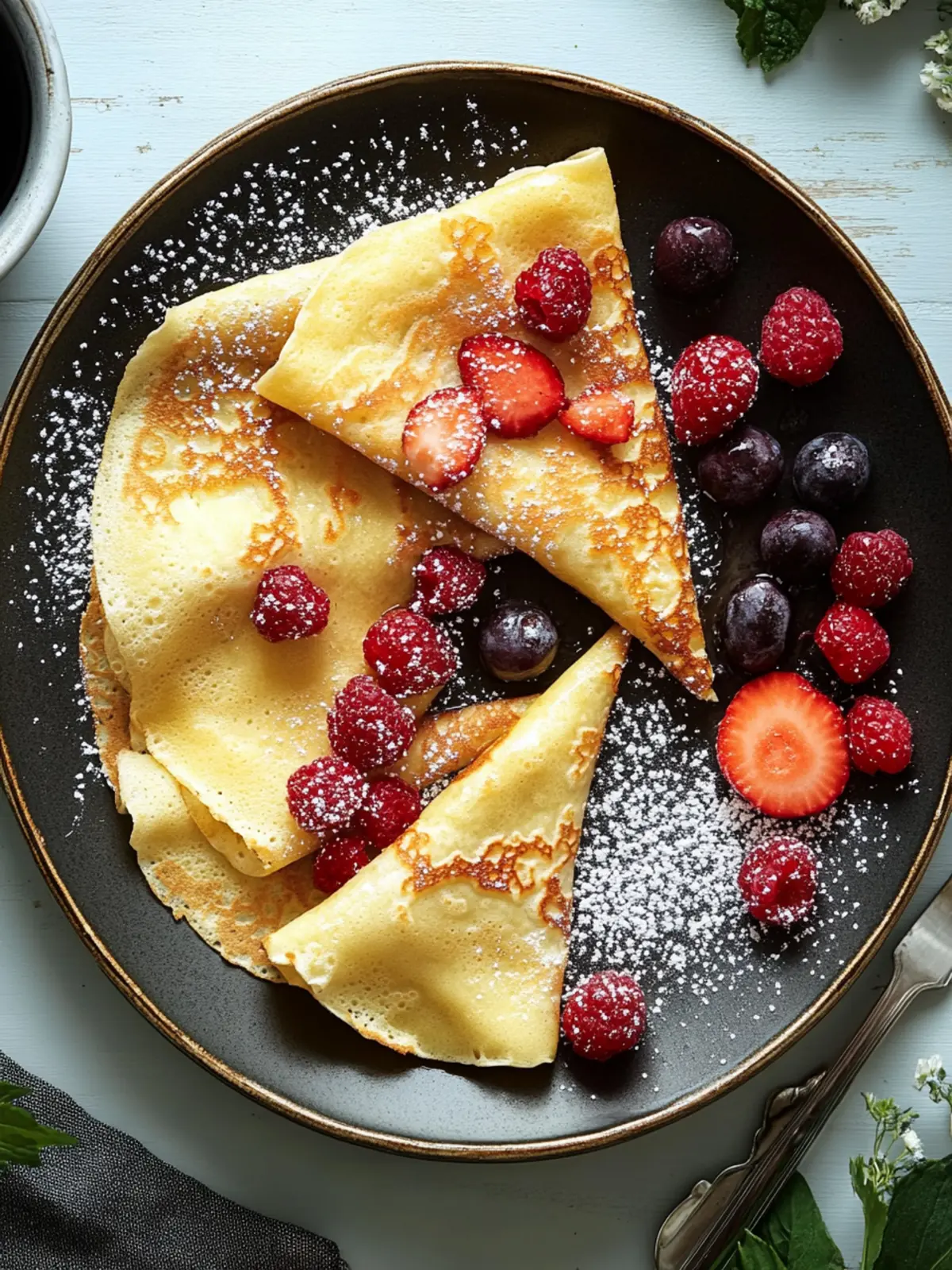 Delicious Basic Crêpes: Your Canvas for Sweet or Savory Delights 3 Basic Crêpes
