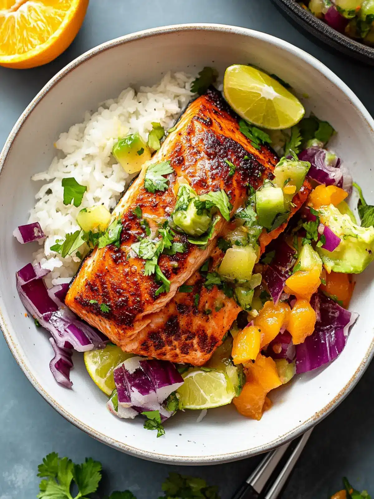 Savor Chipotle Salmon with Orange Salsa for a Bright Dinner 5 Chipotle Salmon with Orange Salsa