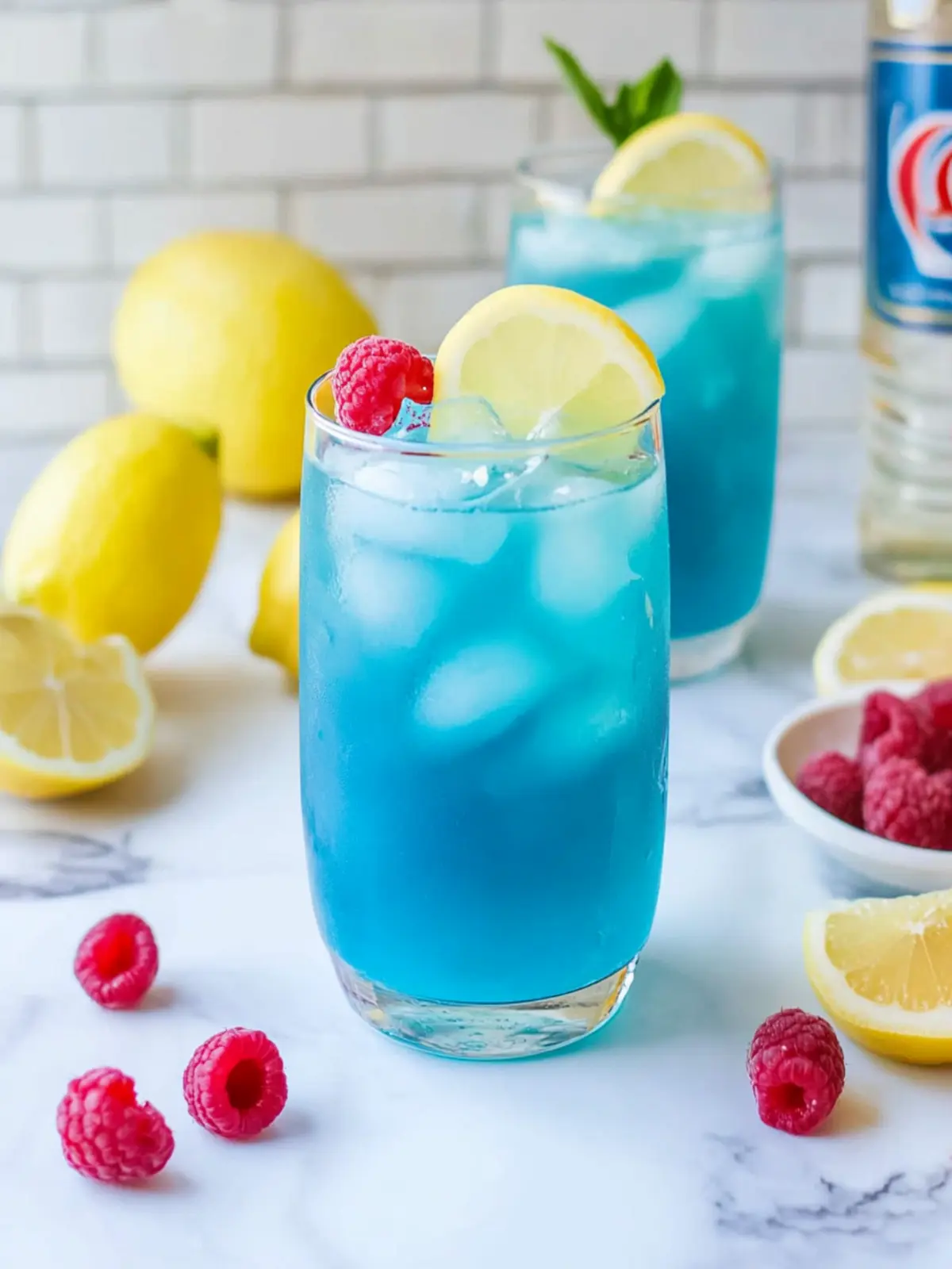 Sweet and Tangy Blue Raspberry Lemonade for Hot Summer Days 5 Blue Raspberry Lemonade