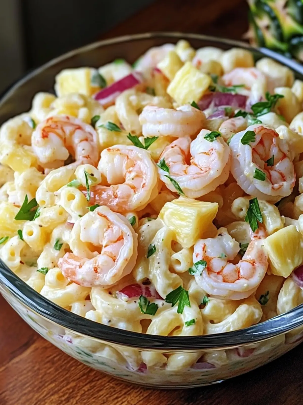 Pineapple Shrimp Macaroni Salad: A Tropical Taste Adventure 3 Pineapple Shrimp Macaroni Salad