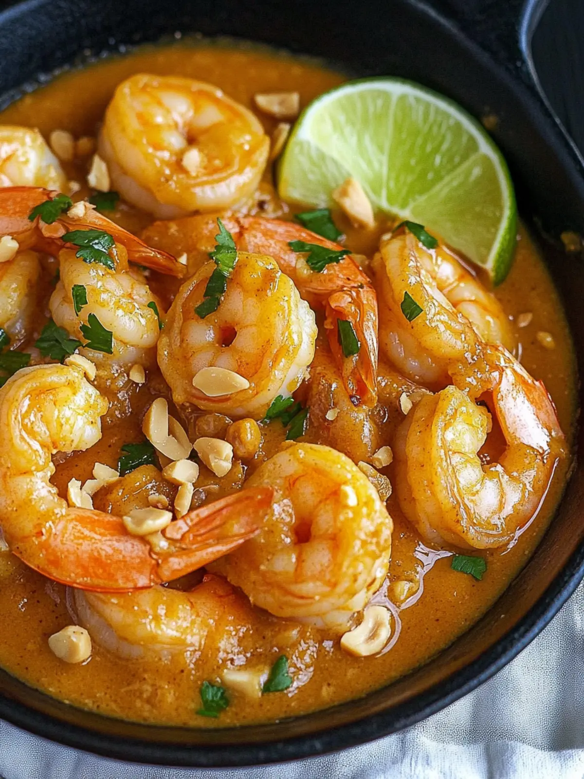 Savory Thai Peanut Shrimp Ready in Just 20 Minutes 4 Thai Peanut Shrimp