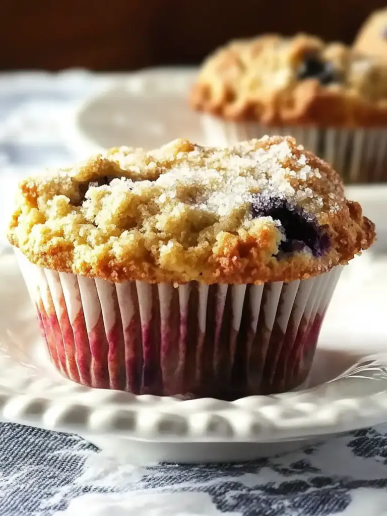 Delicious Rhubarb Blueberry Muffins
