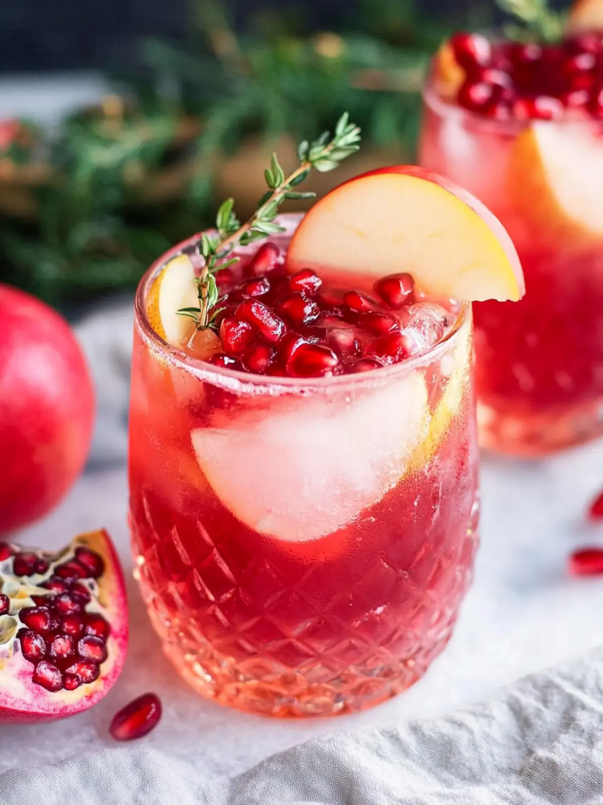 Delicious Apple & Pomegranate Mocktail for Festive Cheers 4 Apple & Pomegranate Mocktail