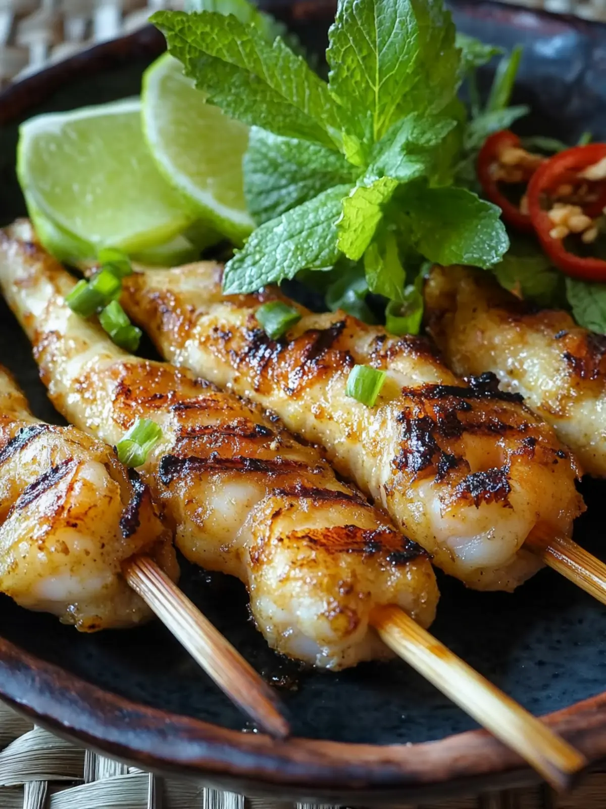 Grilled Shrimp on Sugarcane (Chao Tom) Recipe for Vibrant Flavor 3 Grilled Shrimp on Sugarcane (Chao Tom) Recipe