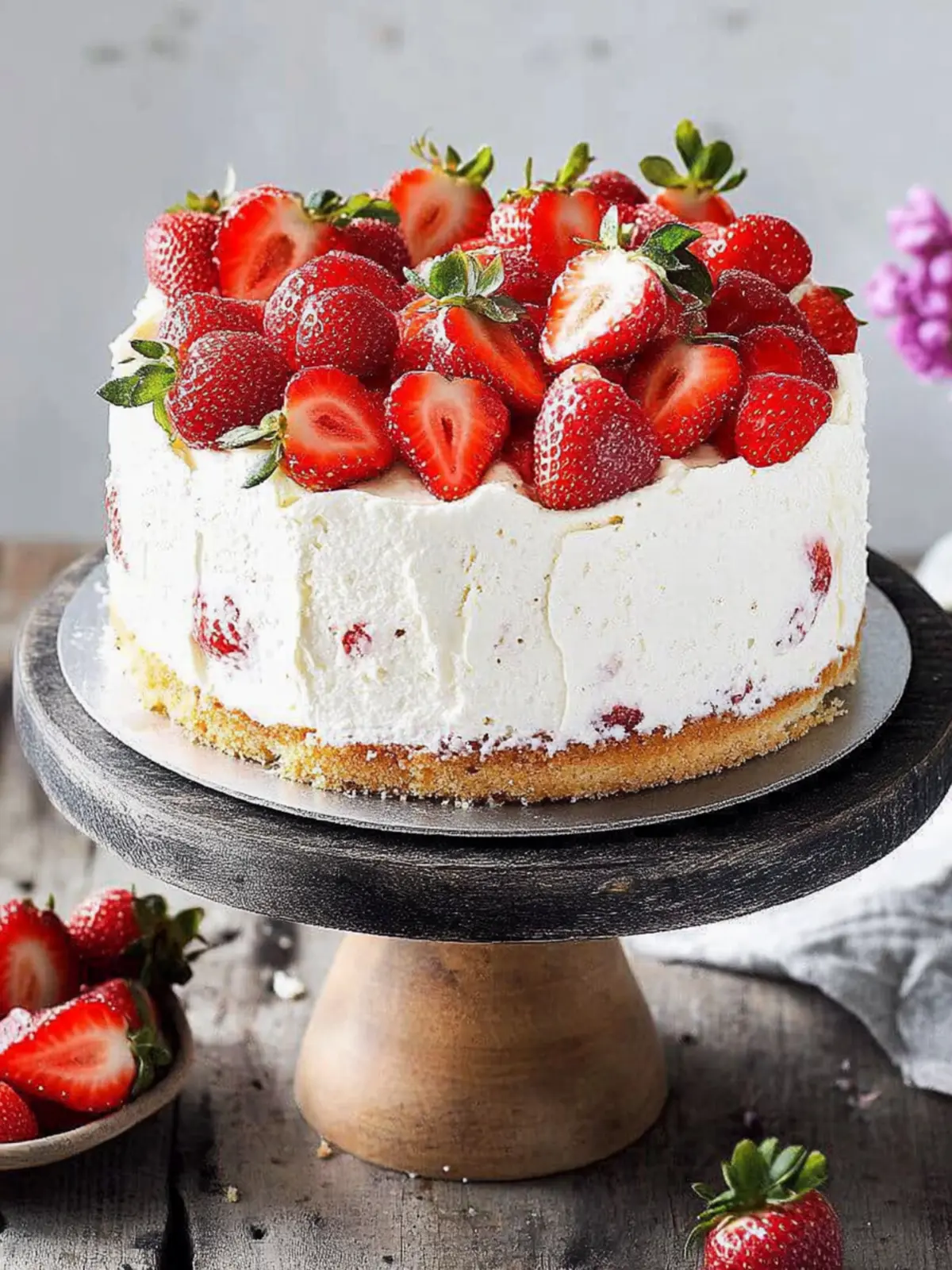 Strawberry Mascarpone Cake: A Slice of Summer Bliss 2 Strawberry Mascarpone Cake