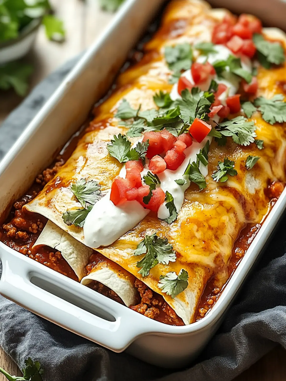 Mouthwatering Easy Ground Beef Enchiladas You’ll Crave! 5 Easy Ground Beef Enchiladas