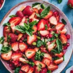 Healthy Vegan Strawberry Rhubarb Salad for Fresh Summer Vibes 2 Healthy Vegan Strawberry Rhubarb Salad