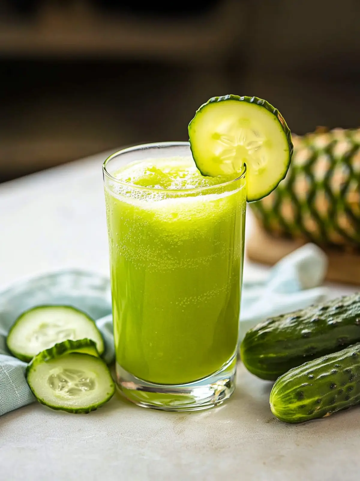 Energizing Pineapple and Cucumber Juice for Ultimate Hydration 4 Pineapple and Cucumber Juice