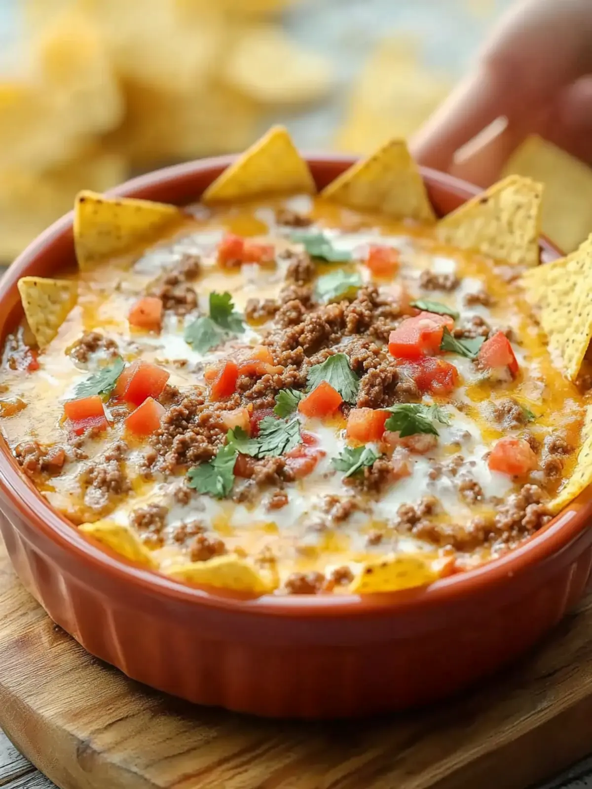 Irresistible Spicy Rotel Dip with Ground Beef in 15 Minutes 2 Spicy Rotel Dip with Ground Beef