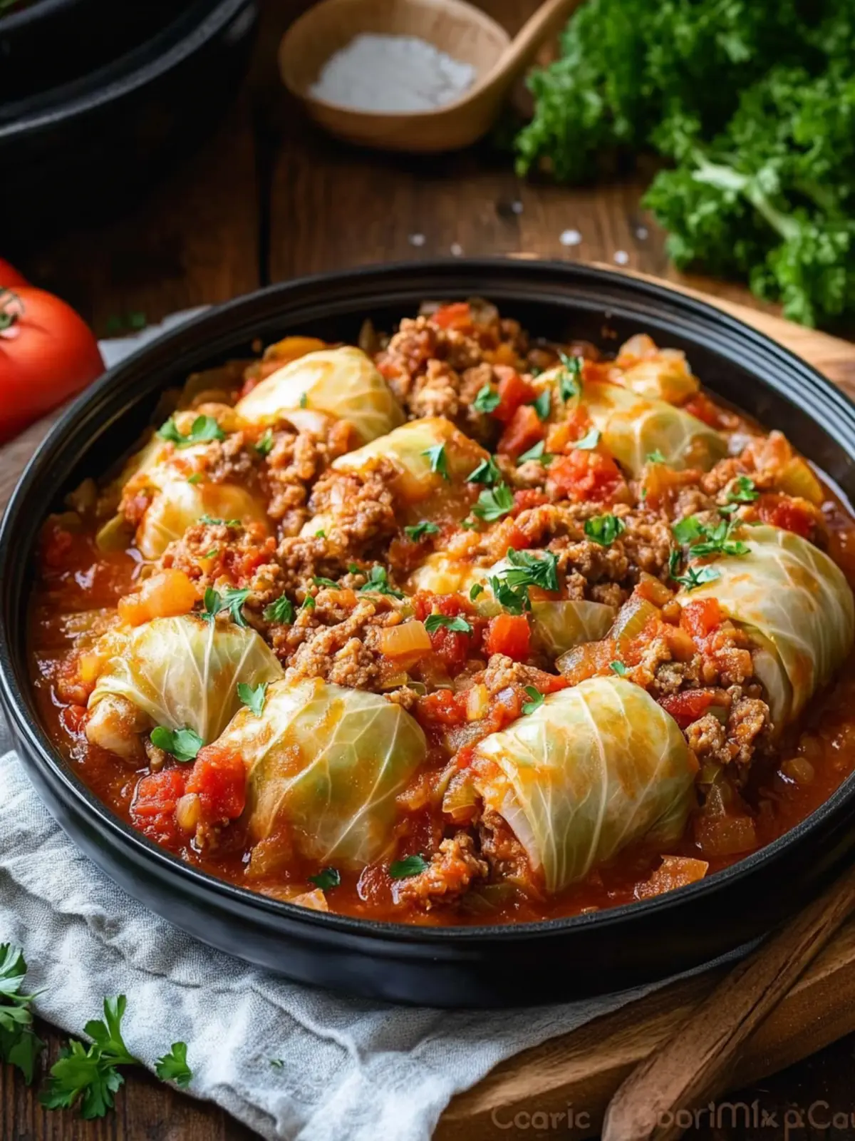 Slow Cooker Unstuffed Cabbage Rolls: Comfort in a Bowl 2 Slow Cooker Unstuffed Cabbage Rolls