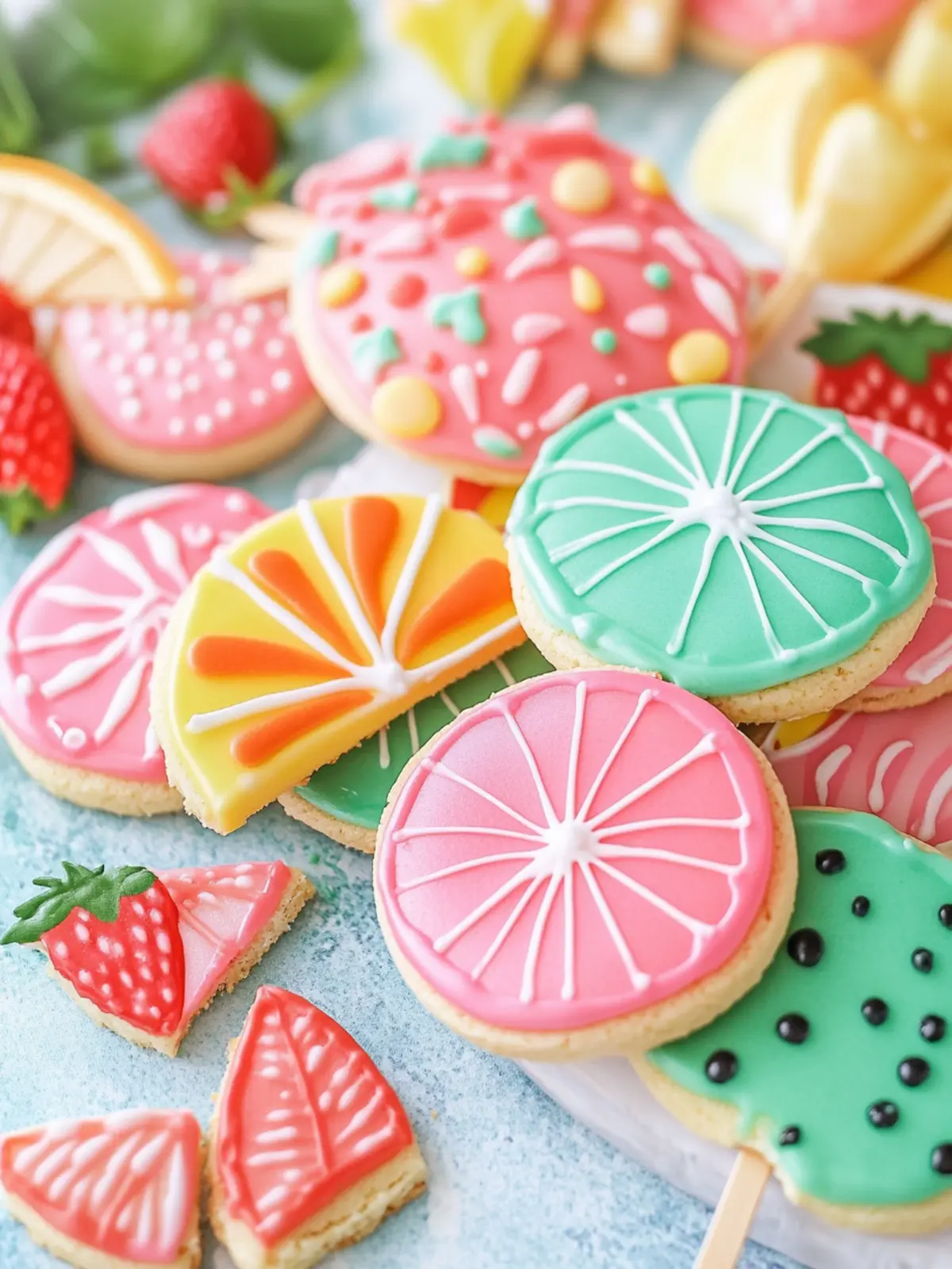 Sweet Summertime Fun Cookies: A Colorful Treat for All 2 Summertime Fun Cookies