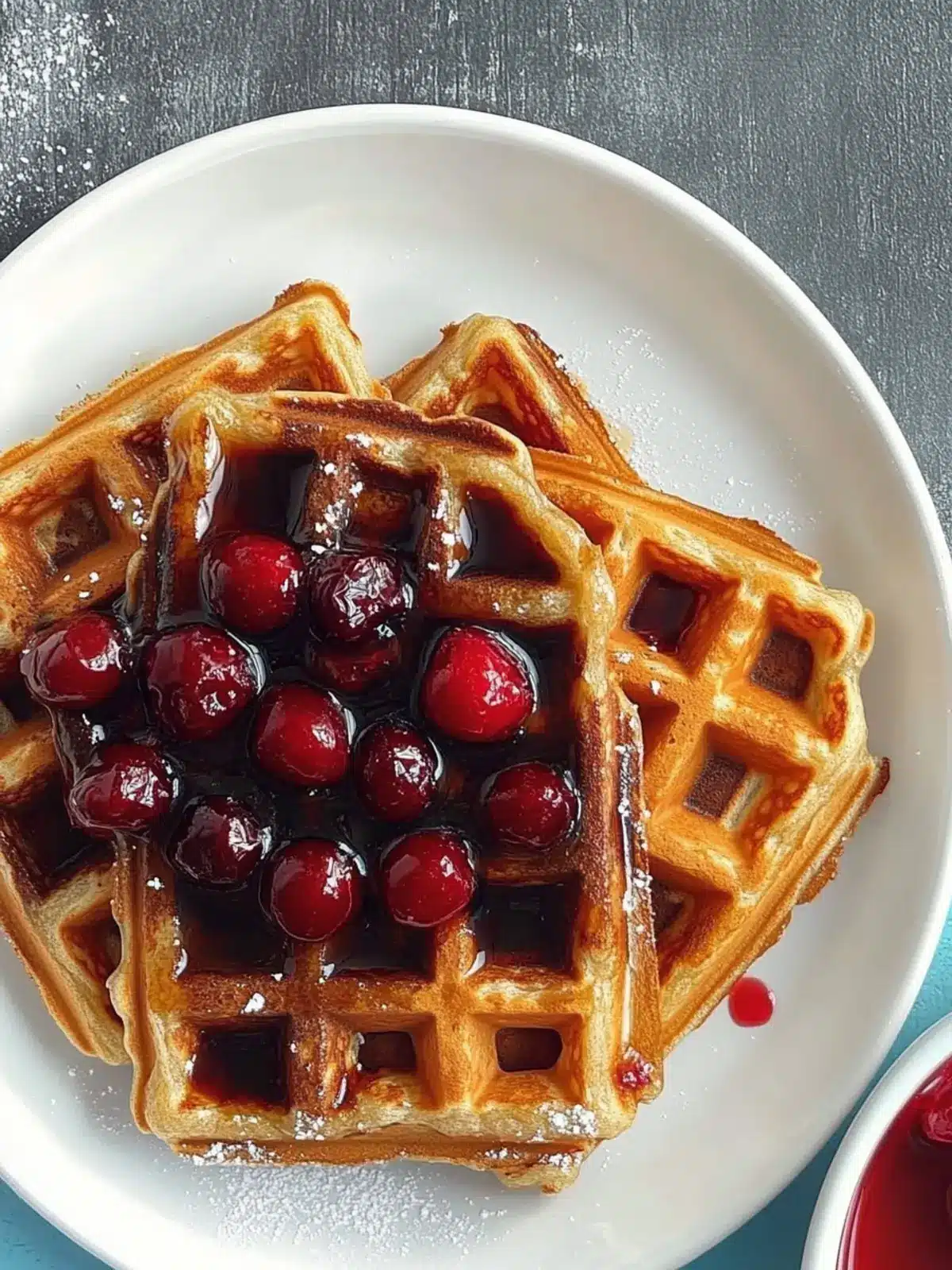 Cherry Chip Waffles with Cherry Syrup: Your New Breakfast Obsession 5 Cherry Chip Waffles with Cherry Syrup