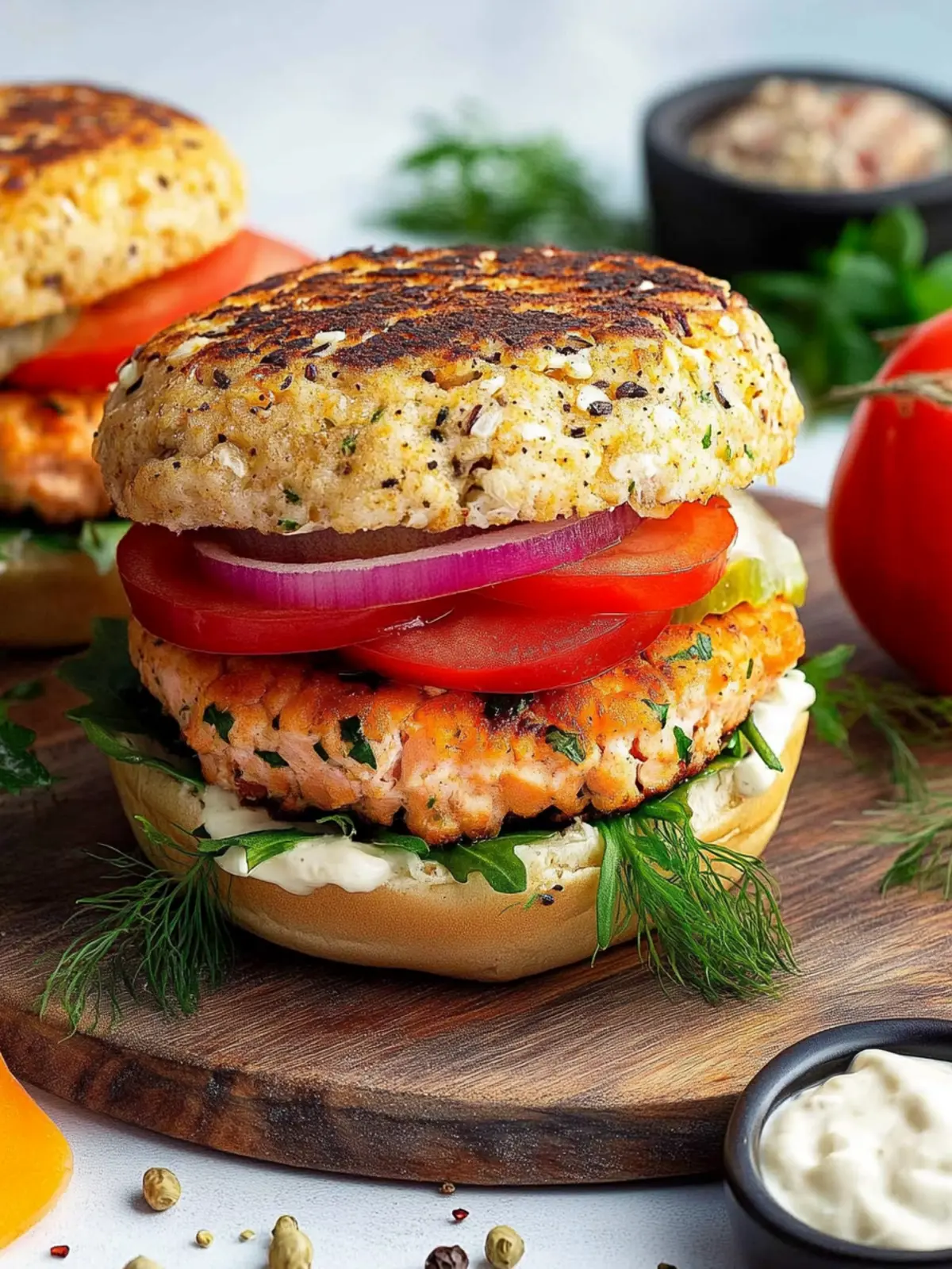 Crispy Salmon Patty Sandwich: Quick, Flavorful & Nutritious 2 Salmon Patty Sandwich