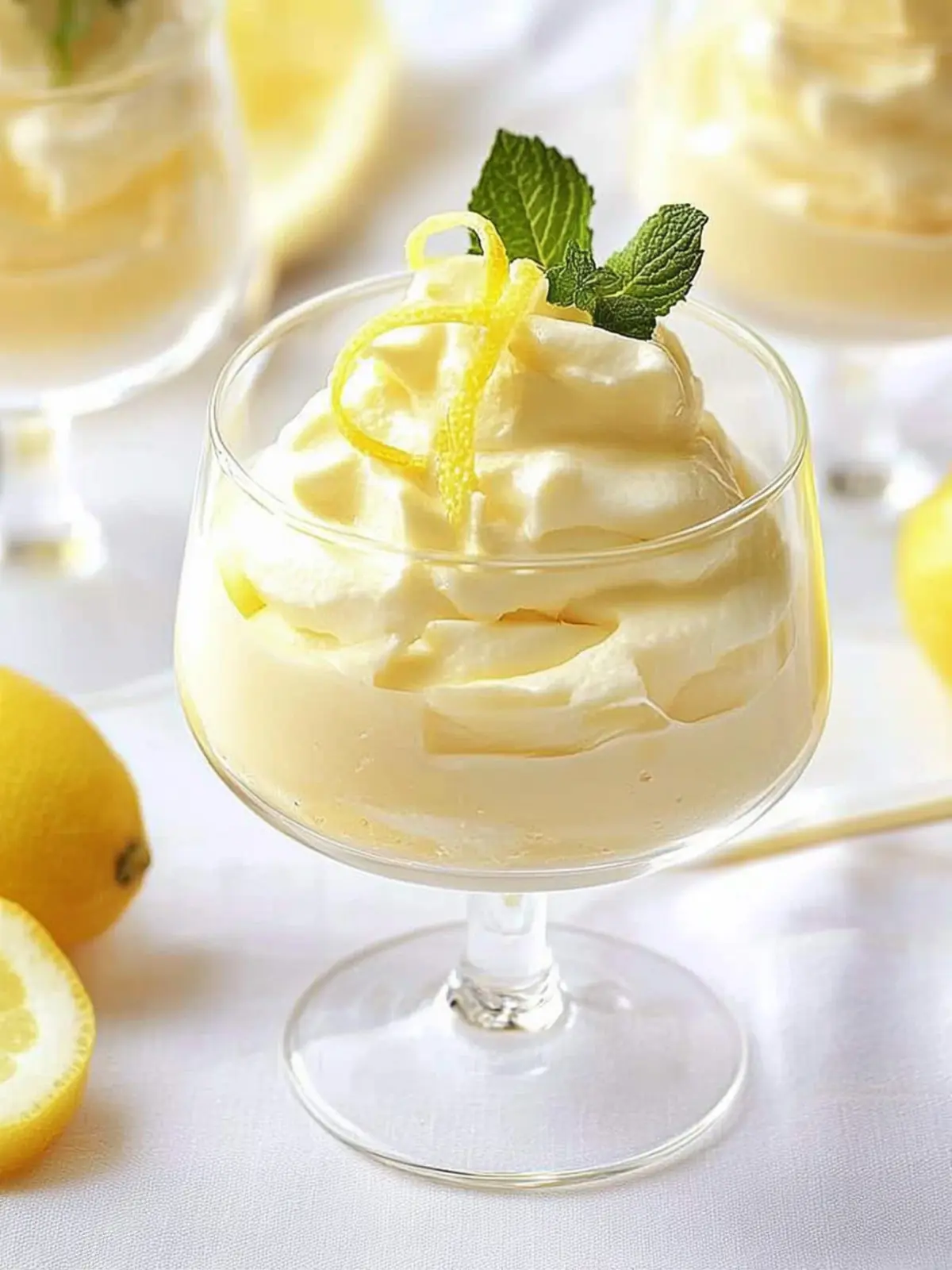 Creamy Lemon Mousse: Your No-Bake Dessert Delight 3 Lemon Mousse