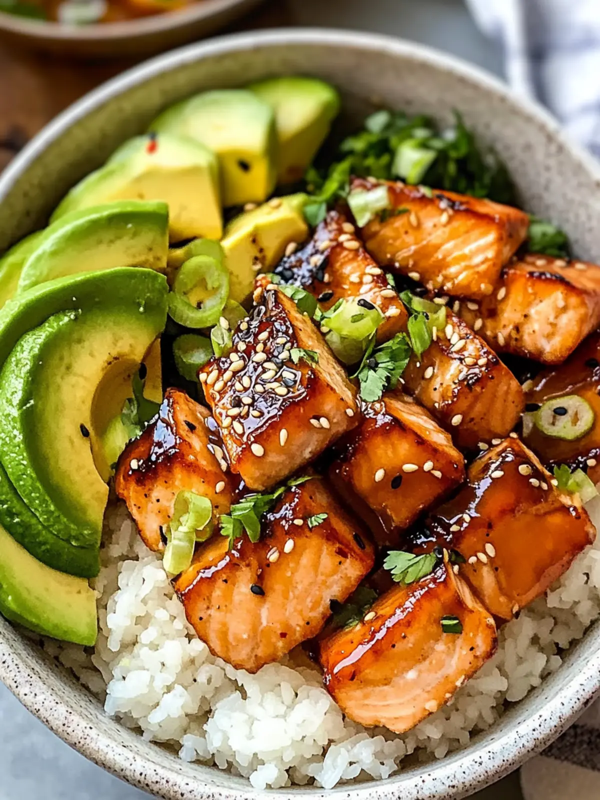 Delicious Honey Glazed Salmon Bowl: Quick & Healthy Dinner Magic 5 Honey Glazed Salmon Bowl: Quick, Healthy & Delicious Dinner
