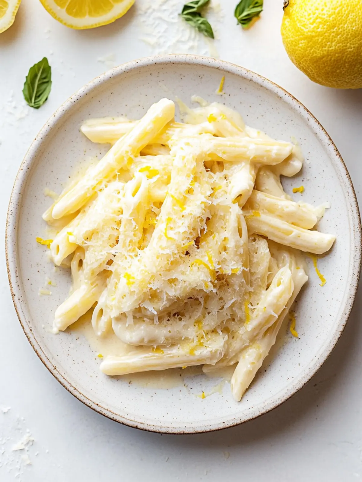 Indulge in Easy Creamy Lemon Pasta That's Ready in 20 Minutes! 2 Easy Creamy Lemon Pasta