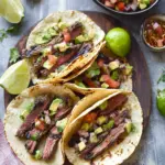 Grilled Steak Tacos with Zesty Cucumber Corn Salsa Delight 8 Grilled Steak Tacos