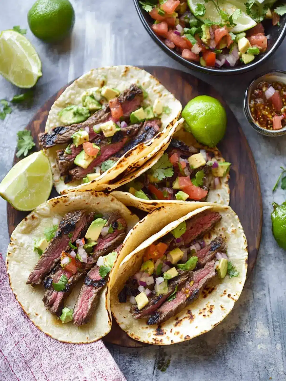 Grilled Steak Tacos with Zesty Cucumber Corn Salsa Delight 5 Grilled Steak Tacos