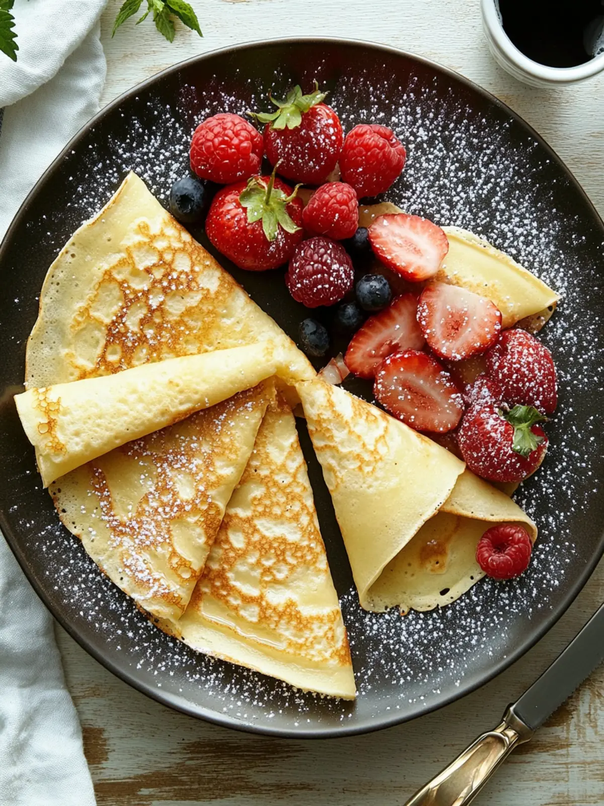 Delicious Basic Crêpes: Your Canvas for Sweet or Savory Delights 2 Basic Crêpes