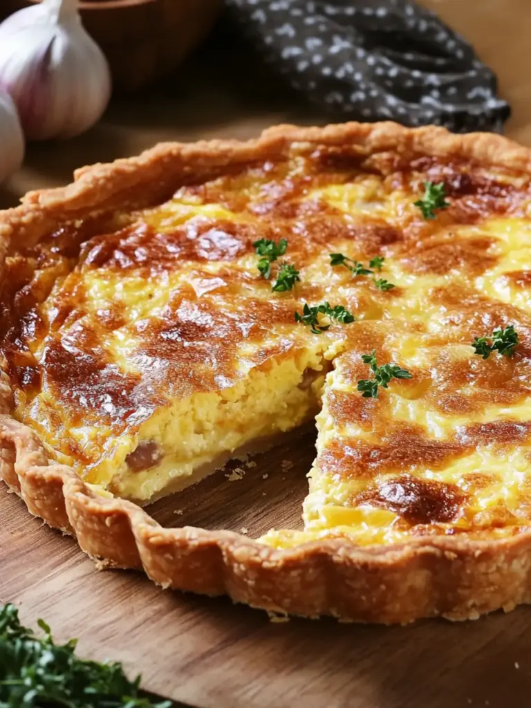 French Quiche Lorraine (Savory Tart)