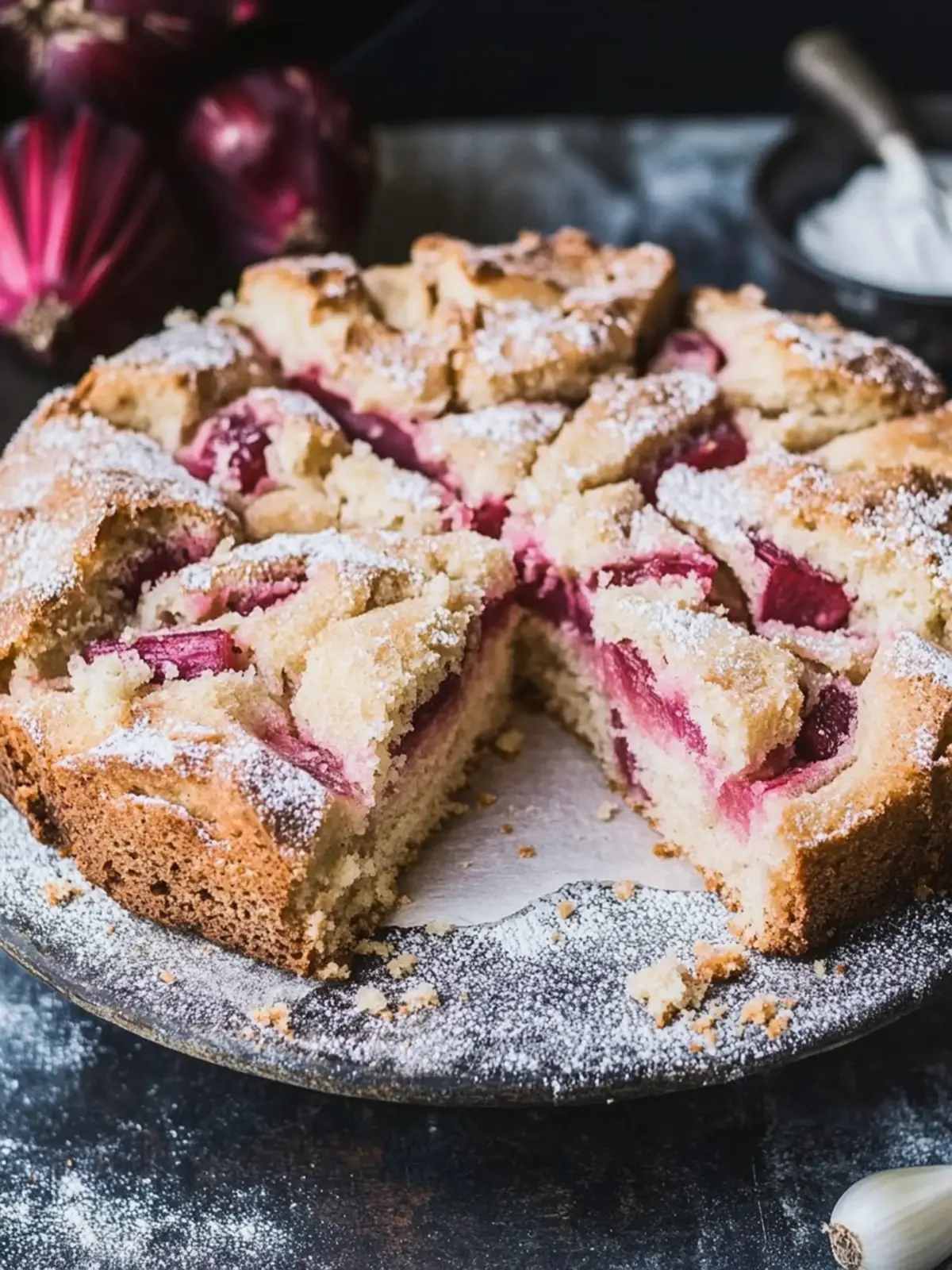 Deliciously Easy Rhubarb Cake That's Perfect for Any Occasion 3 Easy Rhubarb Cake