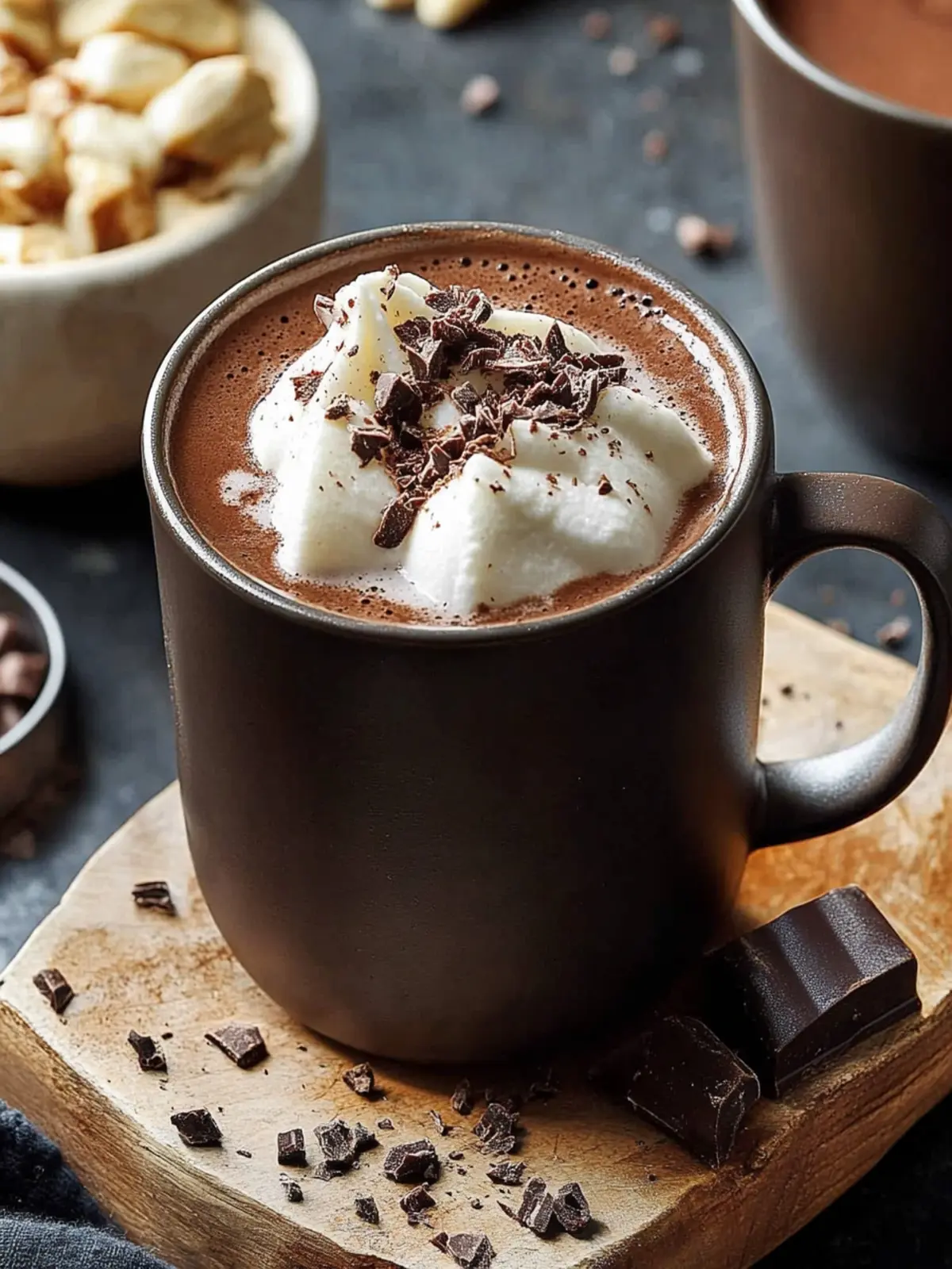 Decadent French Hot Chocolate: Your Cozy Cup Awaits 2 French Hot Chocolate