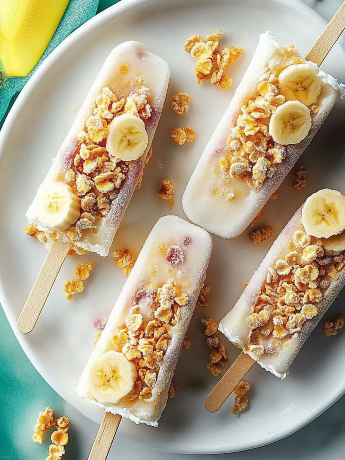 Frozen Banana Cereal Pops: The Ultimate Fun & Healthy Treat 4 Frozen Banana Cereal Pops