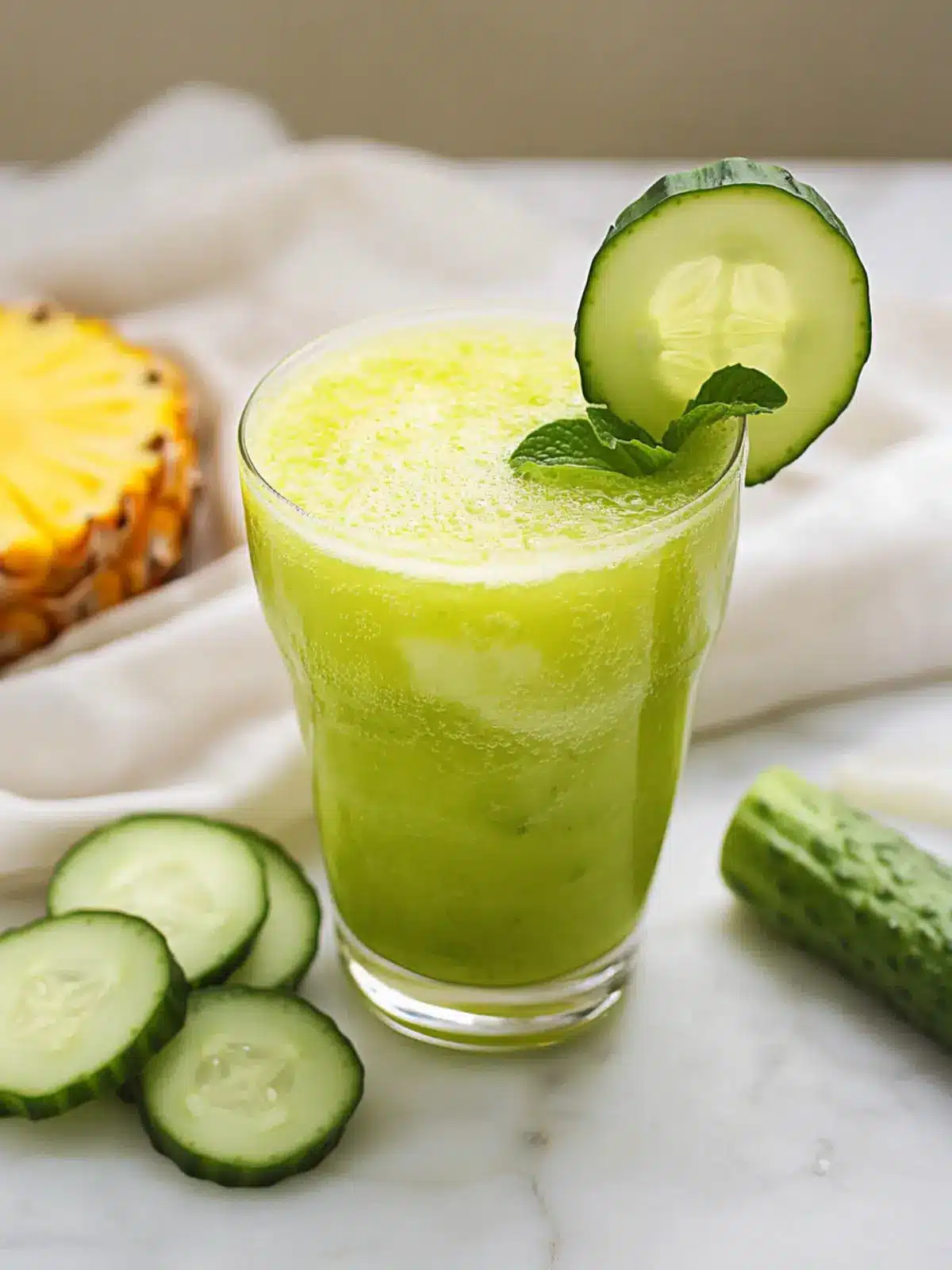 Energizing Pineapple and Cucumber Juice for Ultimate Hydration 5 Pineapple and Cucumber Juice