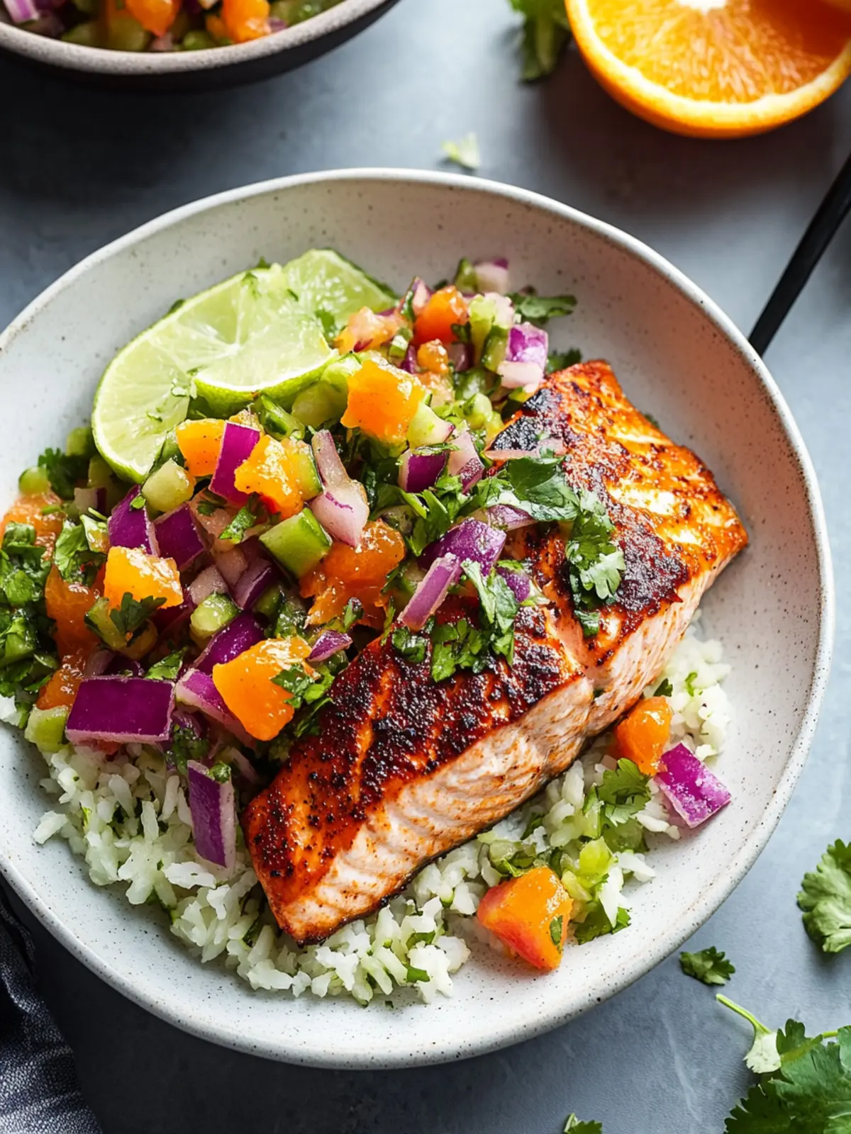 Savor Chipotle Salmon with Orange Salsa for a Bright Dinner 2 Chipotle Salmon with Orange Salsa