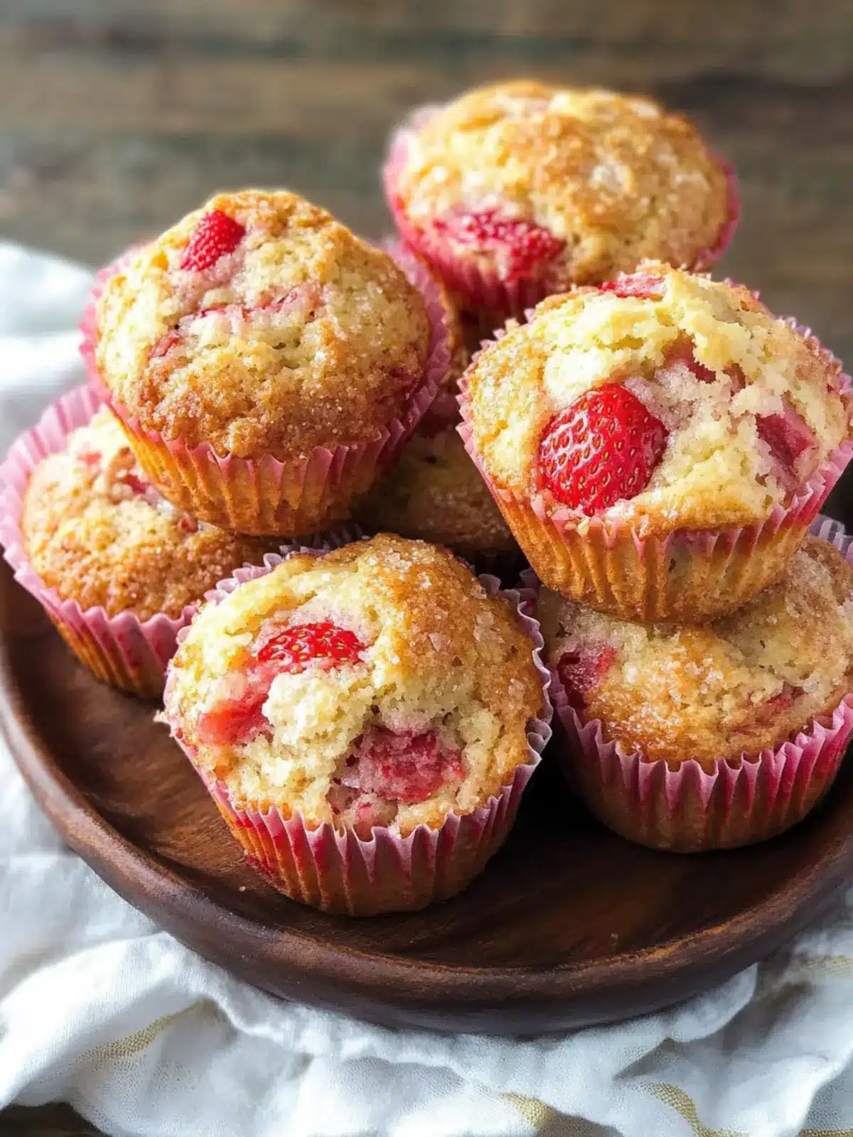 Tasty Strawberry Rhubarb Muffins with Yogurt Twist 5 Strawberry Rhubarb Muffins