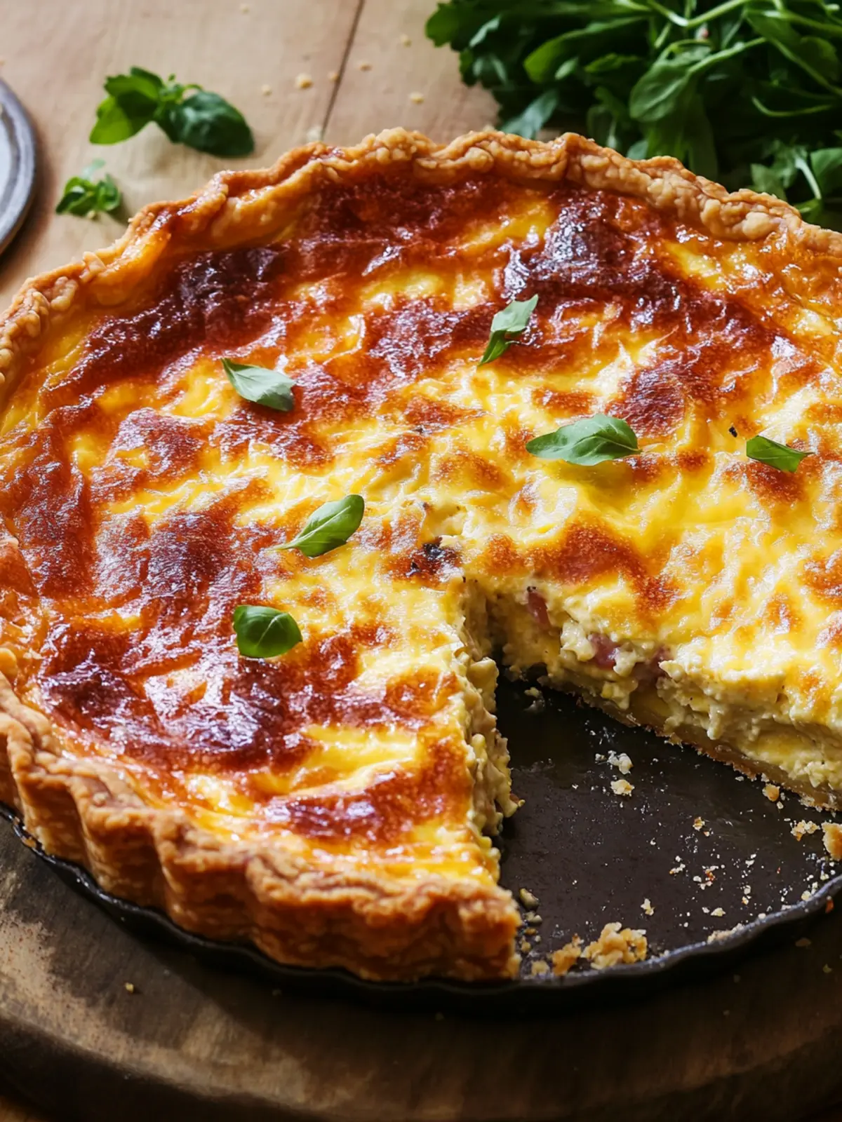 Delicious French Quiche Lorraine: Your Perfect Savory Tart! 4 French Quiche Lorraine (Savory Tart)