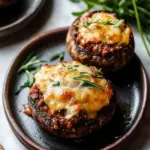 Savory Stuffed Portobello Mushrooms with Beef and Cheese Delight 7 Stuffed Portobello Mushrooms with Beef and Cheese