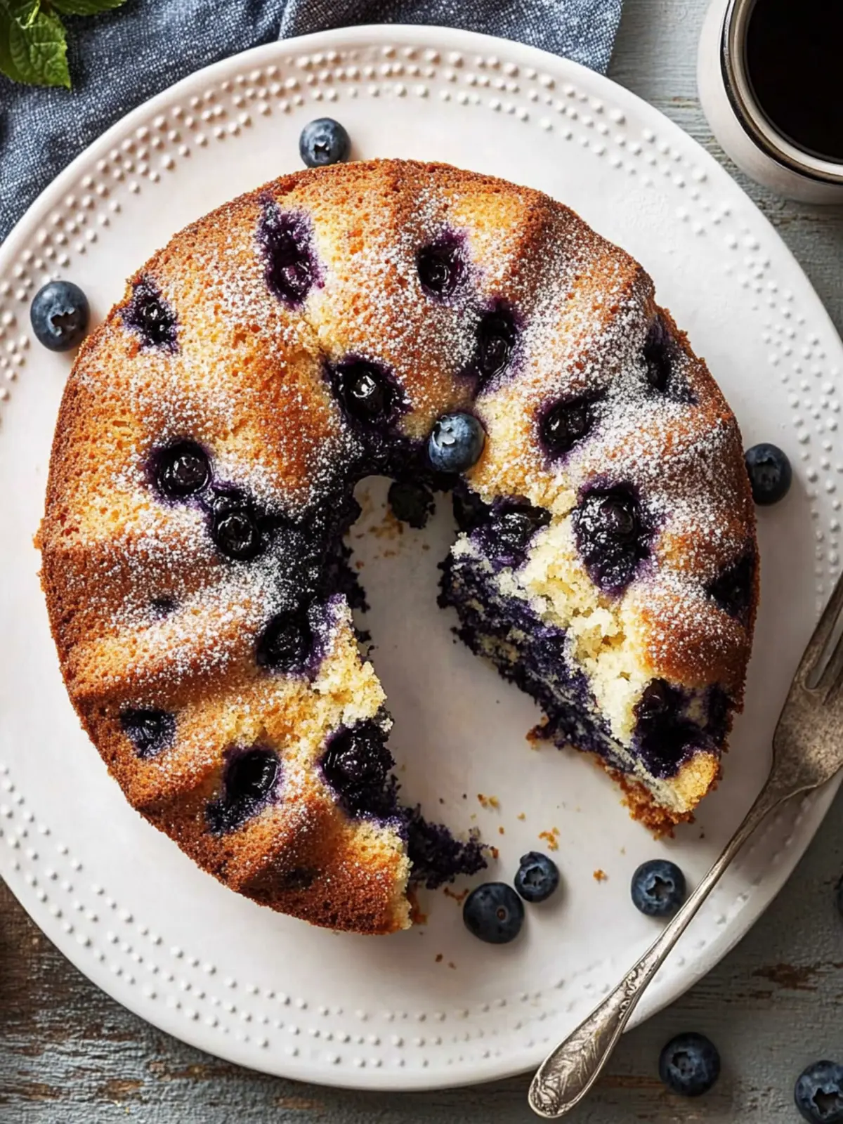 Moist Blueberry Coffee Cake with Cinnamon Crumble Delight 2 Blueberry Coffee Cake