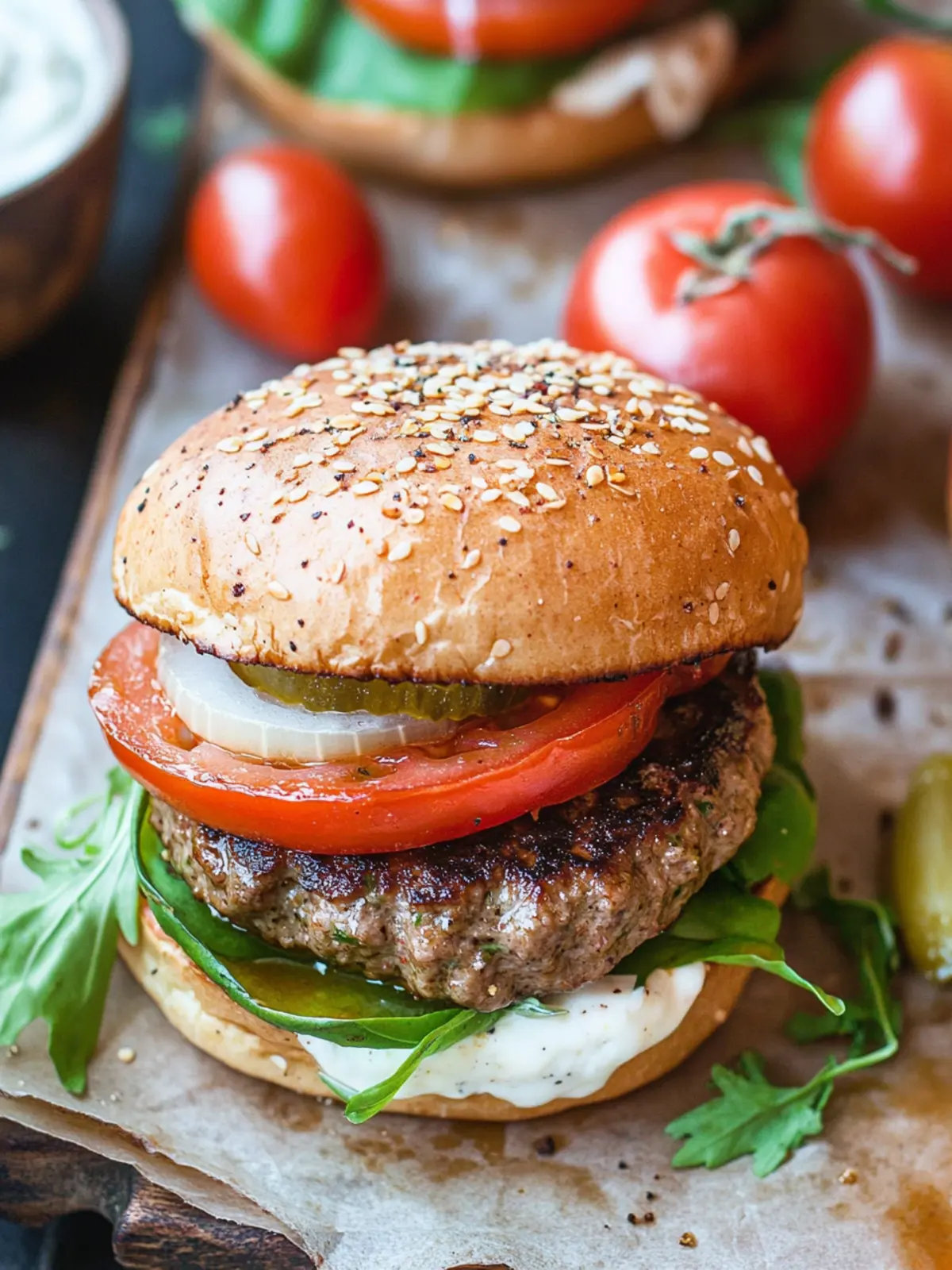 Italian Grilled Hamburgers with a Flavorful Twist 3 Italian Grilled Hamburgers